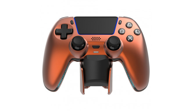 "Deltaco Controller inkl. Ladestation Wireless orange PS5"