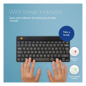 "R-GO COMPACT BREAK ERGONOMIC KEYBOARD QWERTZ(DE)BLUETOOTH B"
