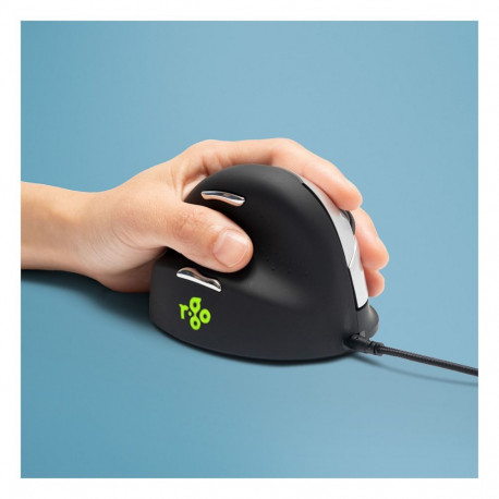 "R-GO HE - Ergonomische Maus, für Linkshänder - Größe M, kabelgebunden"