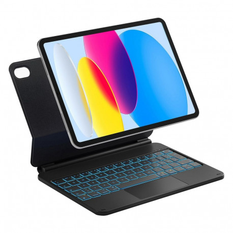 Inateck iPad-klaviatuur KB09119-10 puuteplaadiga QWERTZ, must