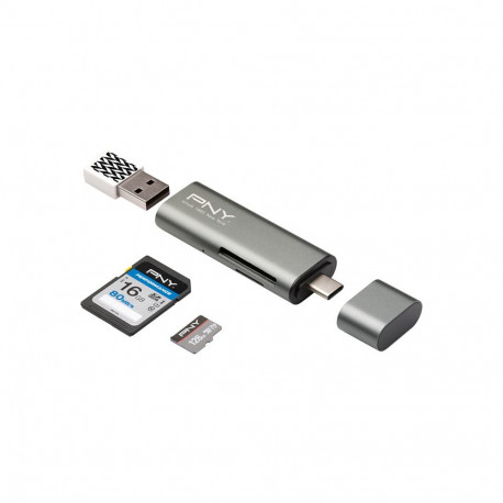 "PNY USB-C CARD READER - USB ADAPTER"