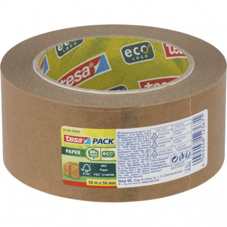 "57180-00000-03 TESA Paper Packband braun"