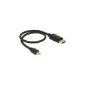 "DeLock Kabel mini DP 1.2 St > DP St 0,5"