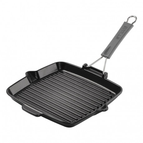 "Staub Grillpfanne induktion quadratisch 24x24cm schwarz"