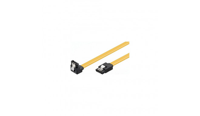 "SATA III 0,3m 90° mit Clip"