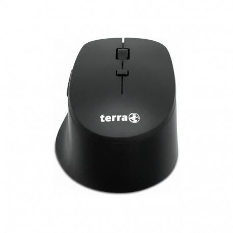 TERRA Mouse 4000 juhtmevaba vaikne must 6 nupuga USB hiir paremakäelistele