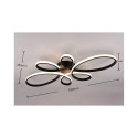CEILING LED LIGHT FLY 83CM 3000K MATT BL