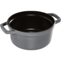 Staub La Cocotte 20cm round, Graphite Grey, Cast Iron