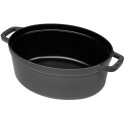 Staub Round Cocotte, 31cm Graphite Grey, Cast Iron