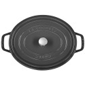 Staub Round Cocotte, 31cm Graphite Grey, Cast Iron
