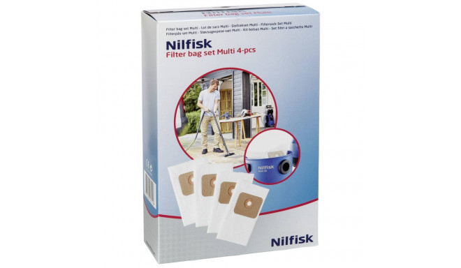 Nilfisk Filter Bag for Multi 4 pieces