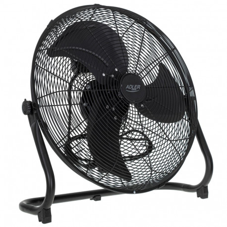 Adler Fan | AD 7334 | Velocity fan | Black | Diameter 45 cm | Number of speeds 3 | Oscillation | 110