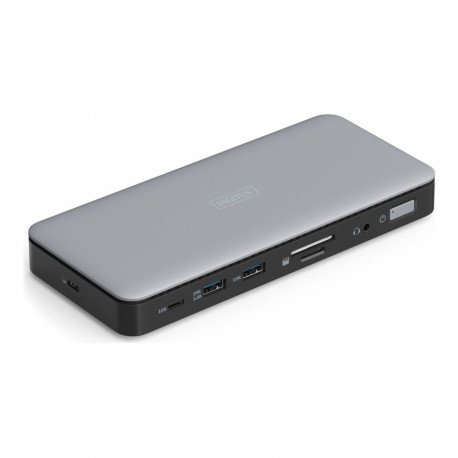 Digitus USB-C dokkimisjaam DA-70917 11-pordiline 2 HDMI porti Ethernet LAN
