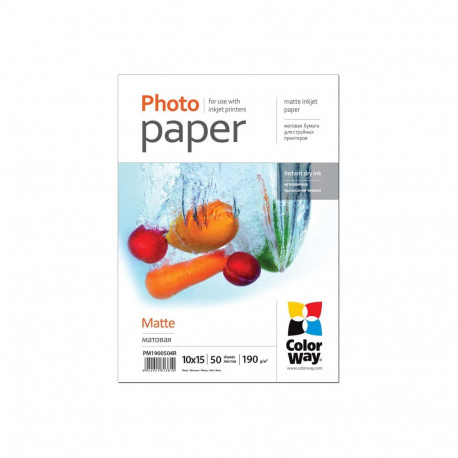 Matte Photo Paper | 190 g/m² | 10x15