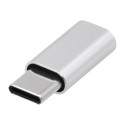 Adapter Micro USB to Type C Blue Star - white