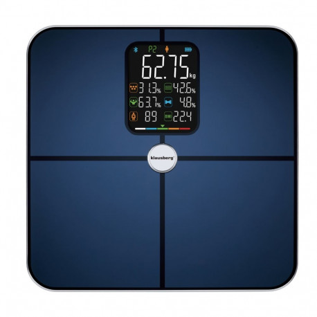 Waga łazienkowa, czarna klausberg