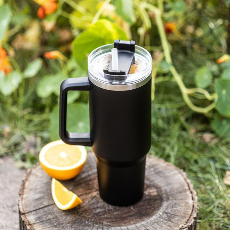 Klausberg termostass kb-7942 1100ml roostevabast terasest kõrrega, must