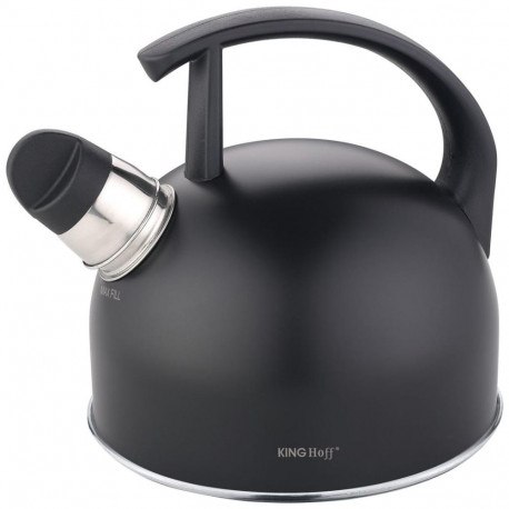 Kinghoff vilega veekeetja KH1897 roostevaba teras 1,5l, must matt