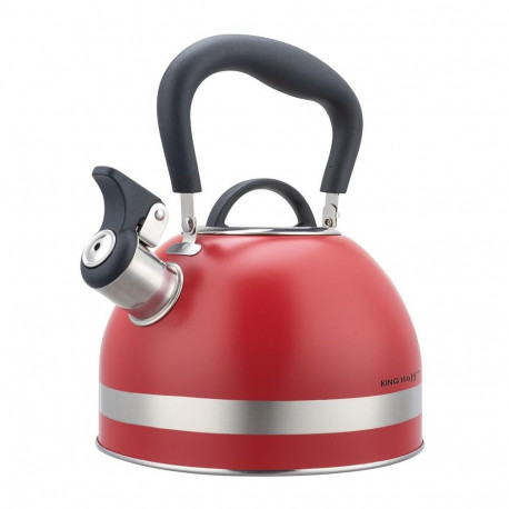 Kinghoff vilega teekann kh-1853 1.8l roostevabast terasest, punane