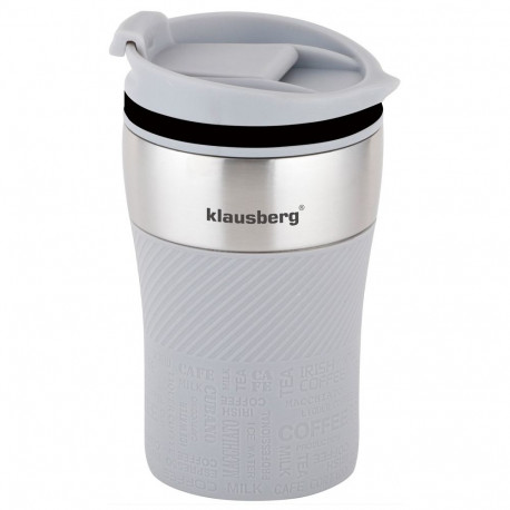 Kubek termiczny, szary, 280ml klausberg