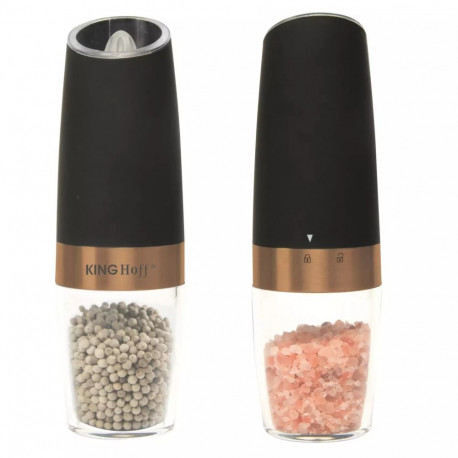 Kinghoff gravitatsiooniline soola- ja pipraveskite komplekt