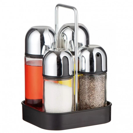 Kinghoff lauamaitseainekomplekt 5-osaline, klaas ja teras