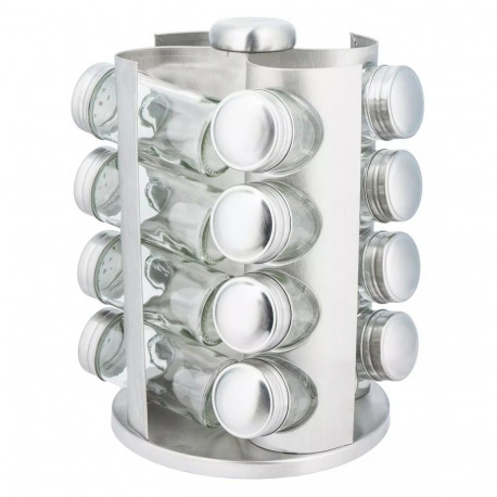 Kinghoff maitseainepurkide komplekt 17 osa, teras-klaas