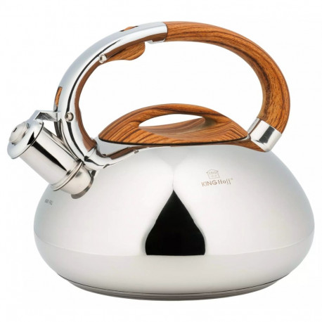 Kinghoff teekann 3l, hõbedane