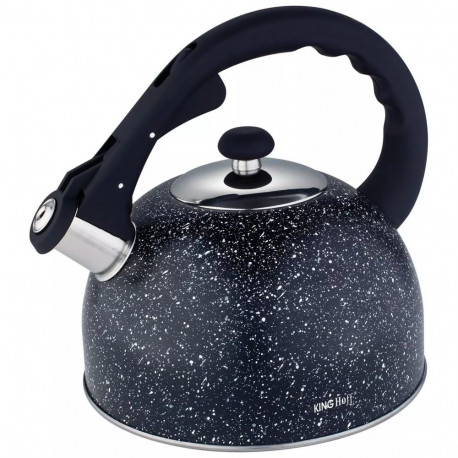 Kinghoff veekeetja 2.6l traditsiooniline, must marmor