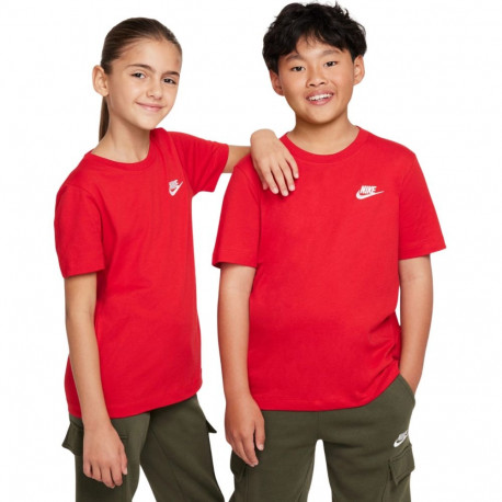 Nike laste särk Sportswear FZ5177 657 L, punane