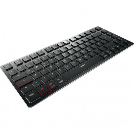 KW X klaviatuur ULP 2.0 MINI saksa klahvistik Cherry MX Ultra Low Profile Tactile, must