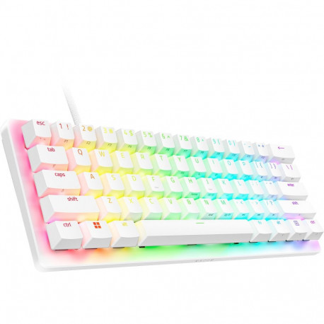 Razer klaviatuur Huntsman V3 Pro Mini DE-paigutus Analog Optical Gen 2, valge