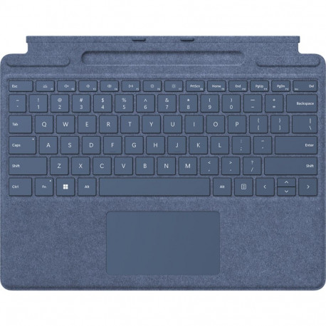 Microsoft Surface Pro Keyboard with Pen Storage (Blue, DE Layout, for Surface Pro (11th Edition)/10 