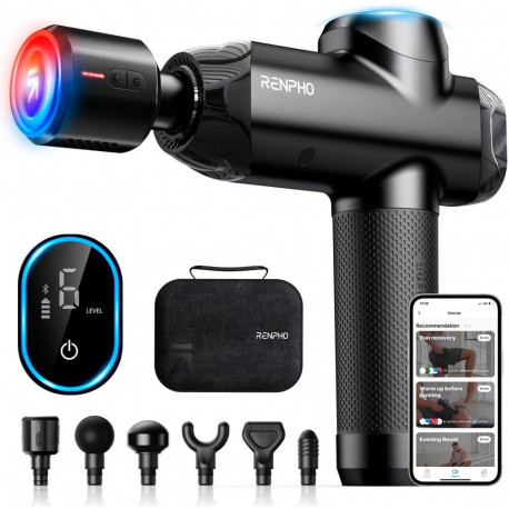 Power+ Thermacool Massage Gun (schwarz)