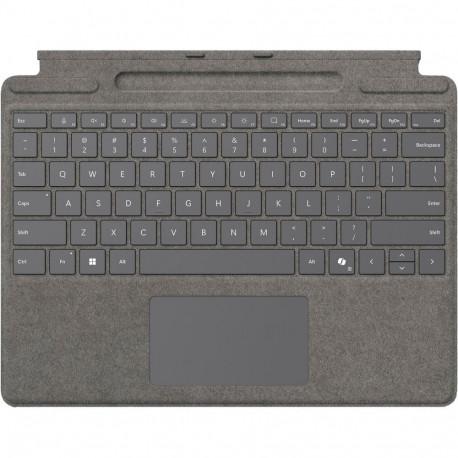 Microsoft Surface Pro Keyboard with Pen Storage for Business (platinum, DE layout, for Surface Pro 1