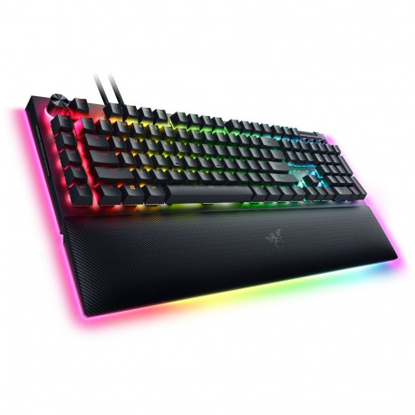 Razer klaviatuur BlackWidow V4 Pro DE-paigutus Razer Green, must