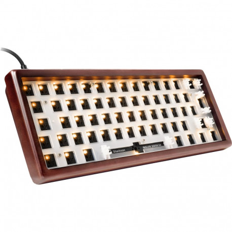 Sharkoon SKILLER SGK50 S4 Gen2 Wood Barebone (wood)