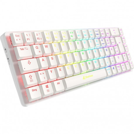 PureWriter W65 (weiß, DE-Layout, Kailh Choc V2 Low Profile Red)