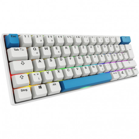 Sharkoon SKILLER SGK50 S4 Gen2 PBT (white, DE layout, Gateron G Pro 3.0 Yellow)