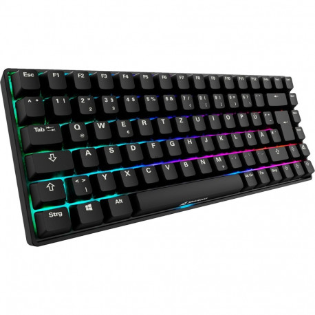 SKILLER SGK50 S3 PBT (schwarz, DE-Layout, Gateron G Pro 3.0 Yellow)