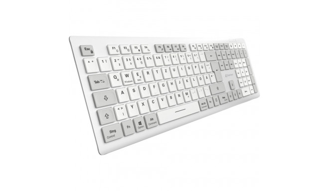 OfficePal K30W (weiß, DE-Layout, Rubberdome)