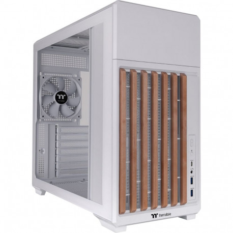 TR300 WS Snow White (weiß/holz, Tempered Glass)