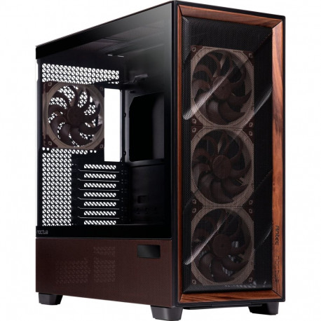 Flux Pro Noctua Edition koos NA-FH1 ventilaatori jaoturiga, must/puit