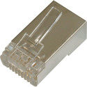 Digitus CAT.6 modular plug for round cable, shielded, 100 pieces