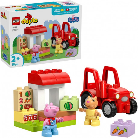 10468 DUPLO Peppa Wutz Traktor und Marktstand