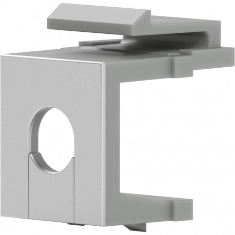 Ubiquiti Keystone Blank Insert with Through-Hole, 12-Pack, Grey Cover, for UniFi 24-Port Blank Keyst