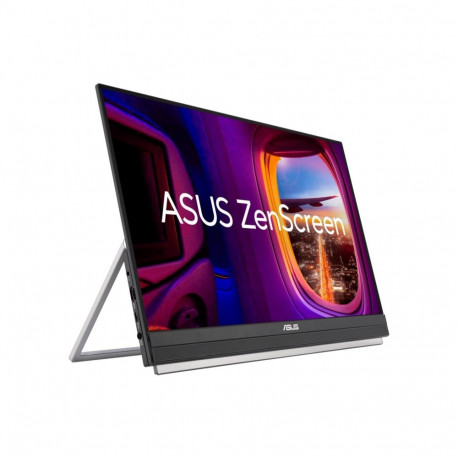 ASUS ZenScreen MB229CF, LED monitor - 22 -  black/silver, FullHD, IPS, USB-C, 100Hz panel