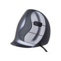 Evoluent VerticalMouse D, mouse (black / silver, large, RH)