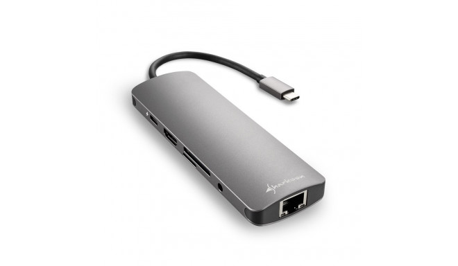USB 3.0 Type C Combo Adapter (dunkelgrau)