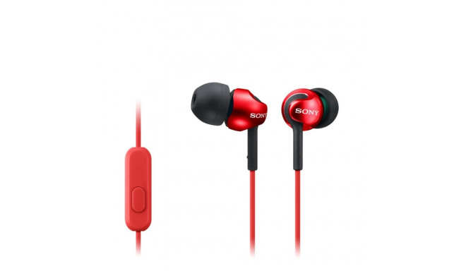 Sony MDR-EX110APR - red